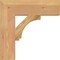 Ekena Millwork Imperial Block Smooth Bracket, Western Red Cedar, 3 1/2"W x 14"D x 14"H BKT04X14X14IMP05SWR - alternate 4